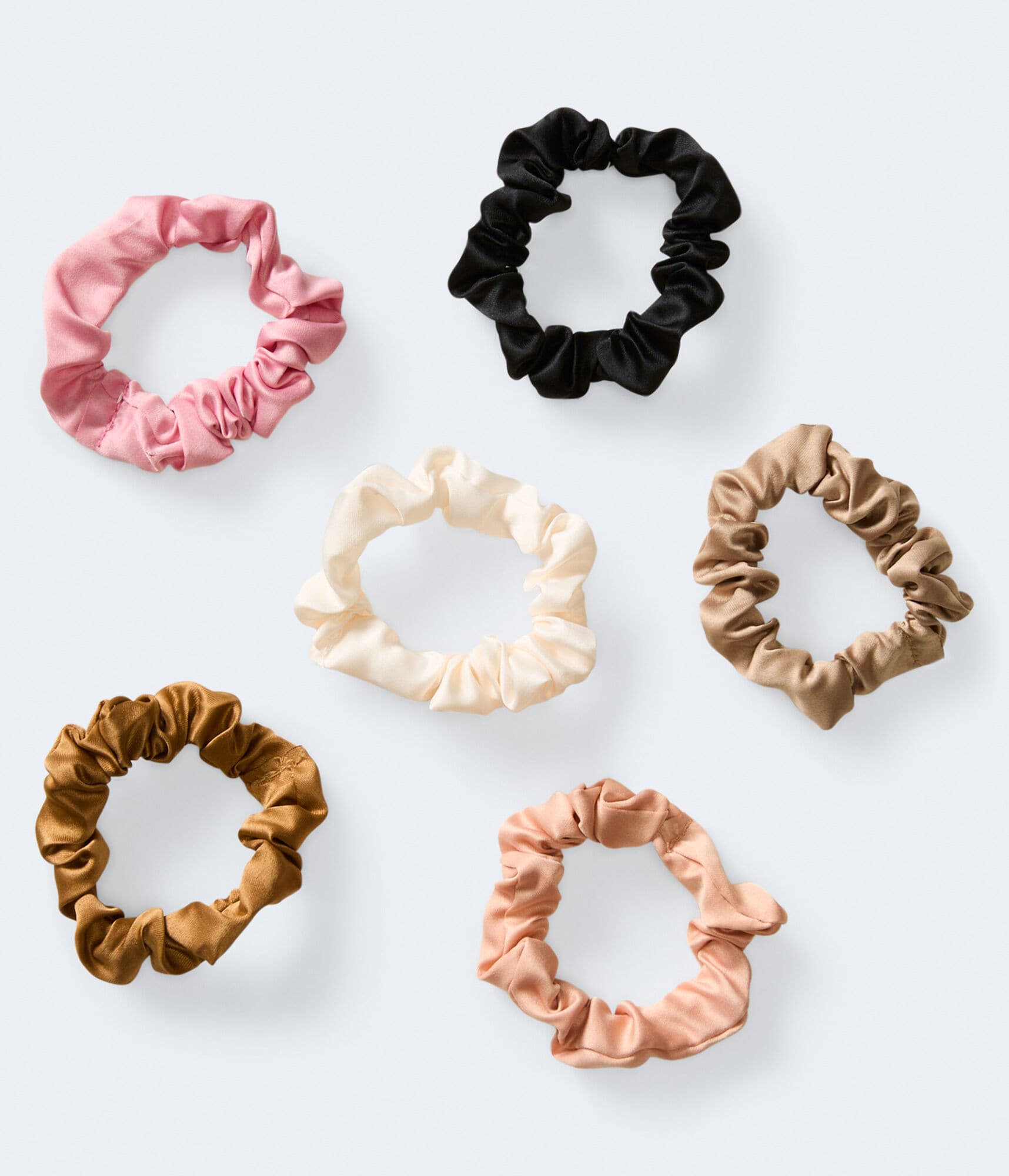 Satin Twist Hair Tie 6-Pack