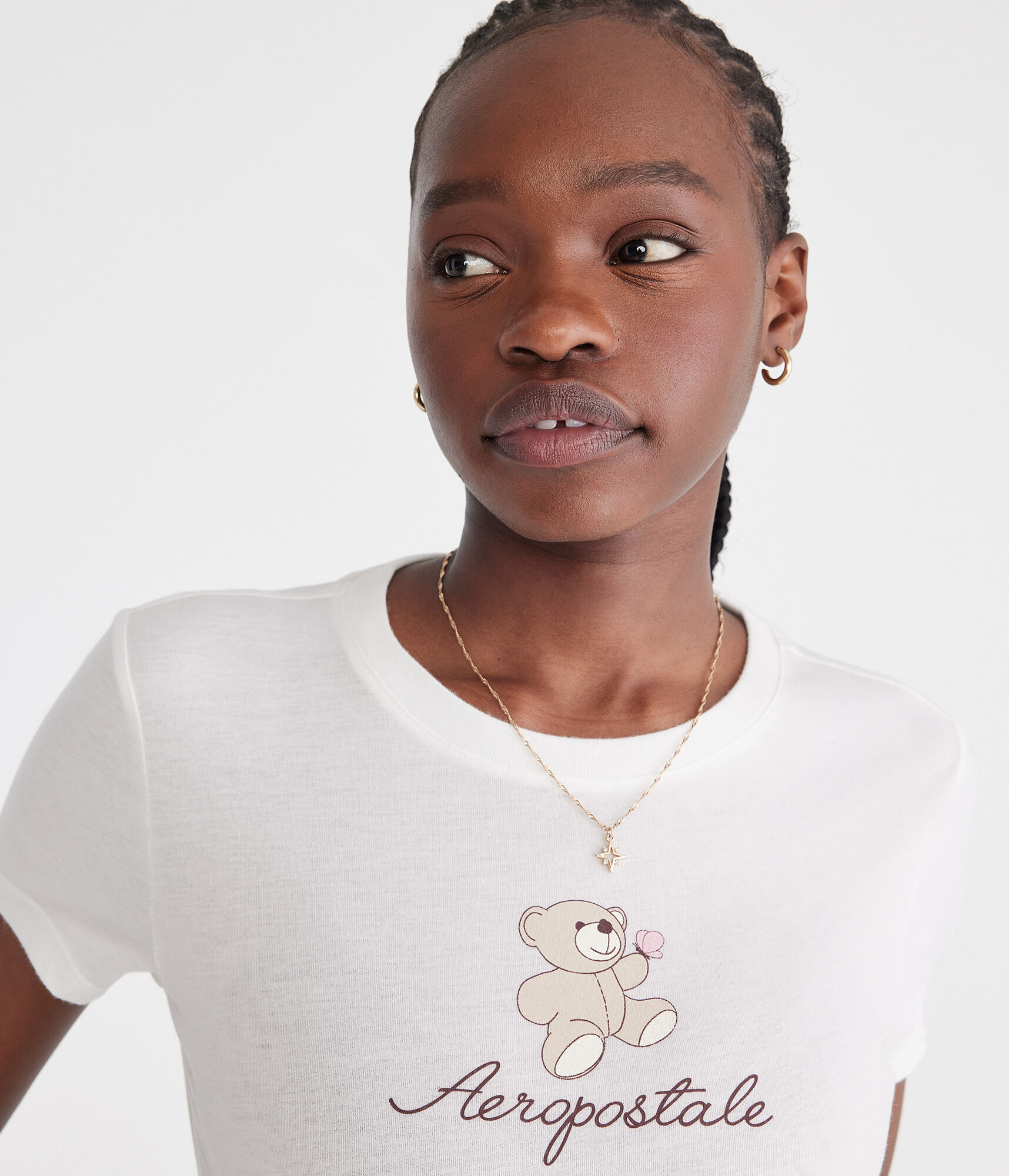 Aeropostale Teddy Bear Graphic Tee