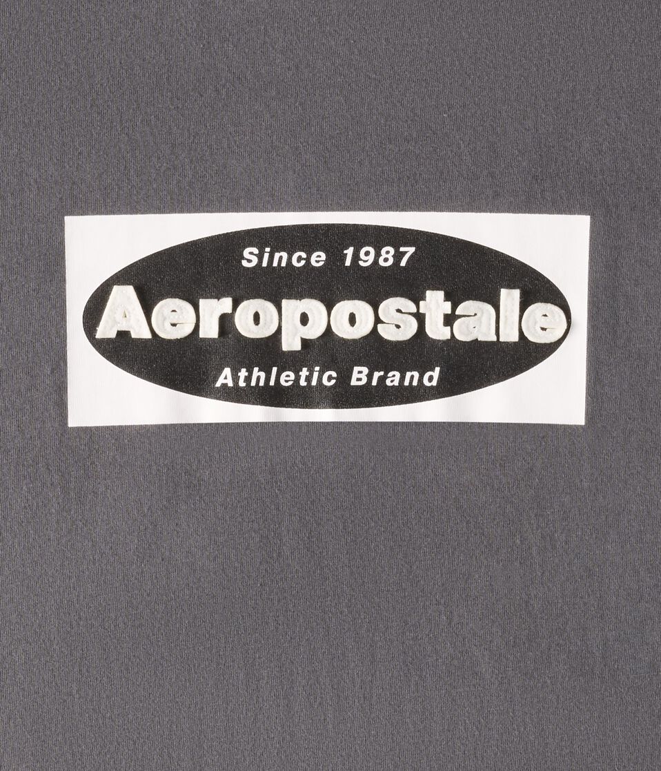 Aeropostale Box Logo Appliqué Graphic Tee