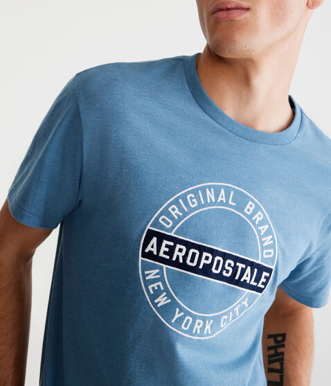 Aeropostale Circle Logo Graphic Tee Aeropostale Circle Logo Graphic Tee