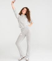 Stars Cozy Sweater Flare Leg Pants