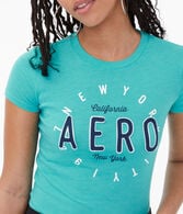 Cali Aero New York Appliqué Graphic Tee