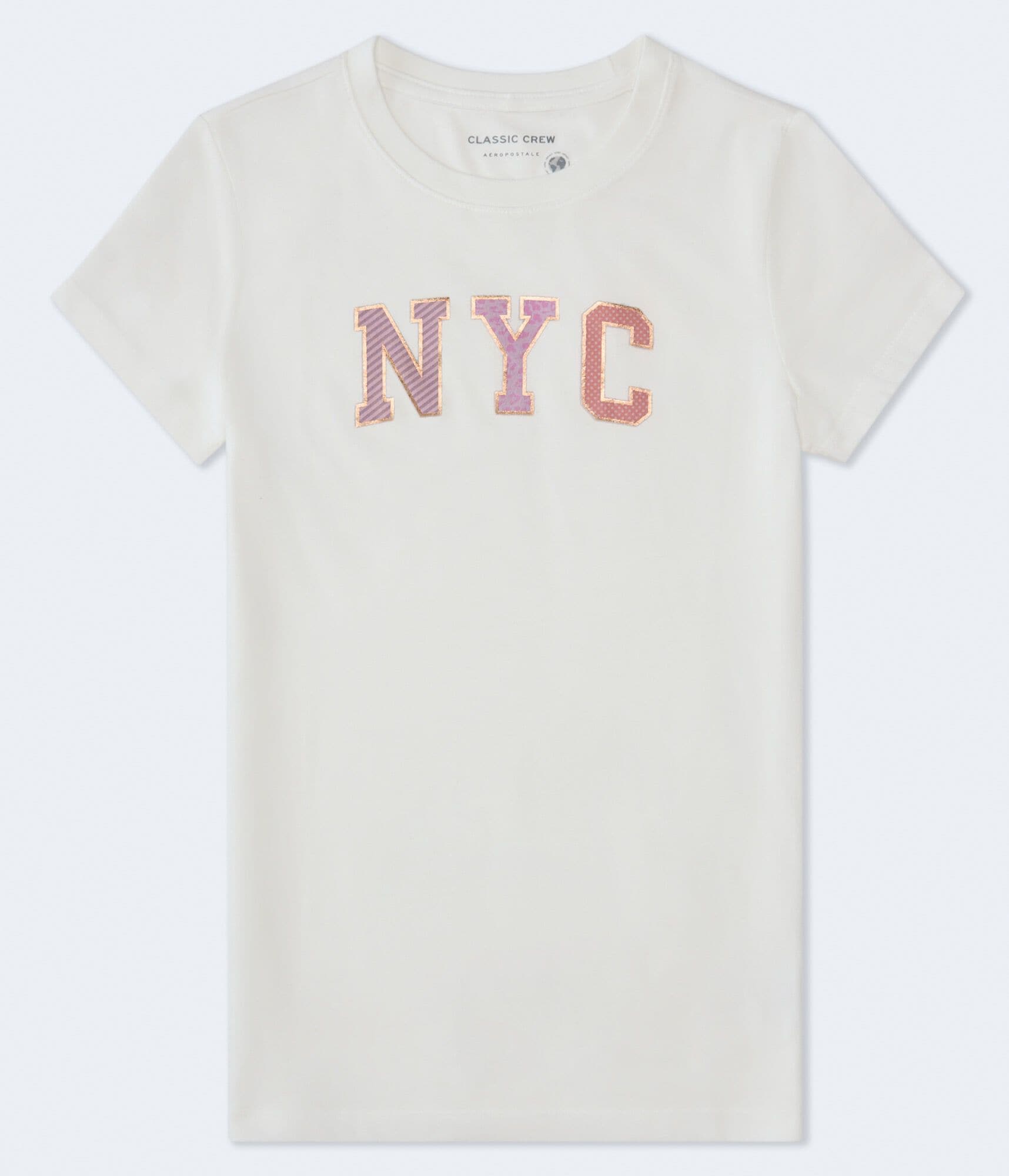 Mixed NYC Foil Graphic Tee