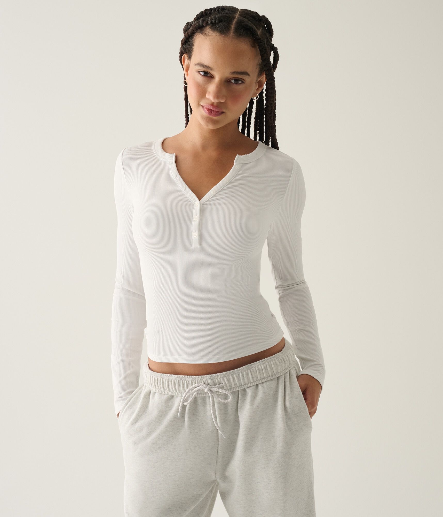 Long Sleeve Buttery Soft Henley