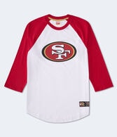 3/4 Sleeve San Francisco 49ers Relaxed Raglan Tee