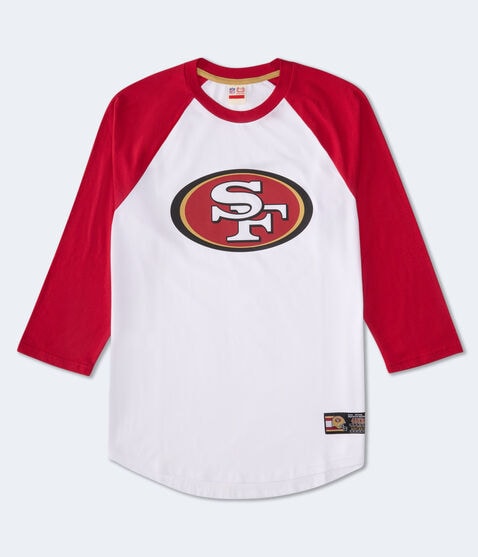3/4 Sleeve San Francisco 49ers Relaxed Raglan Tee 3/4 Sleeve San Francisco 49ers Relaxed Raglan Tee