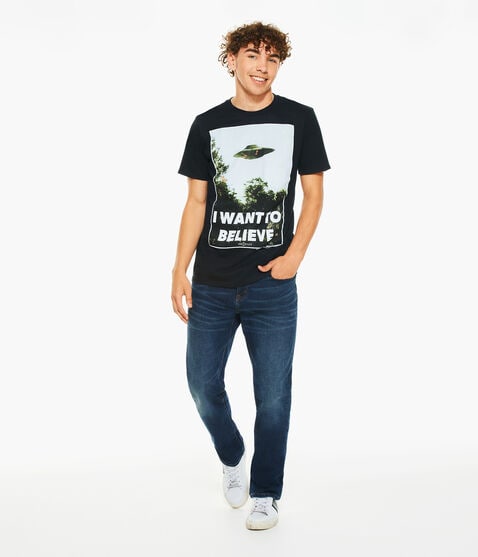 The X-Files Believe Poster Graphic Tee The X-Files Believe Poster Graphic Tee
