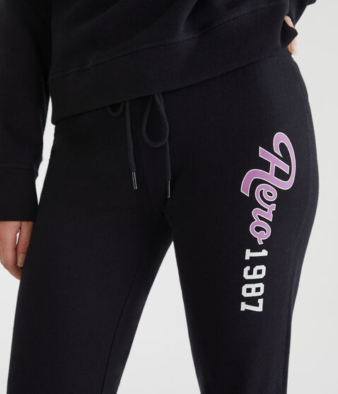 Aero 1987 Script Jogger Sweatpants