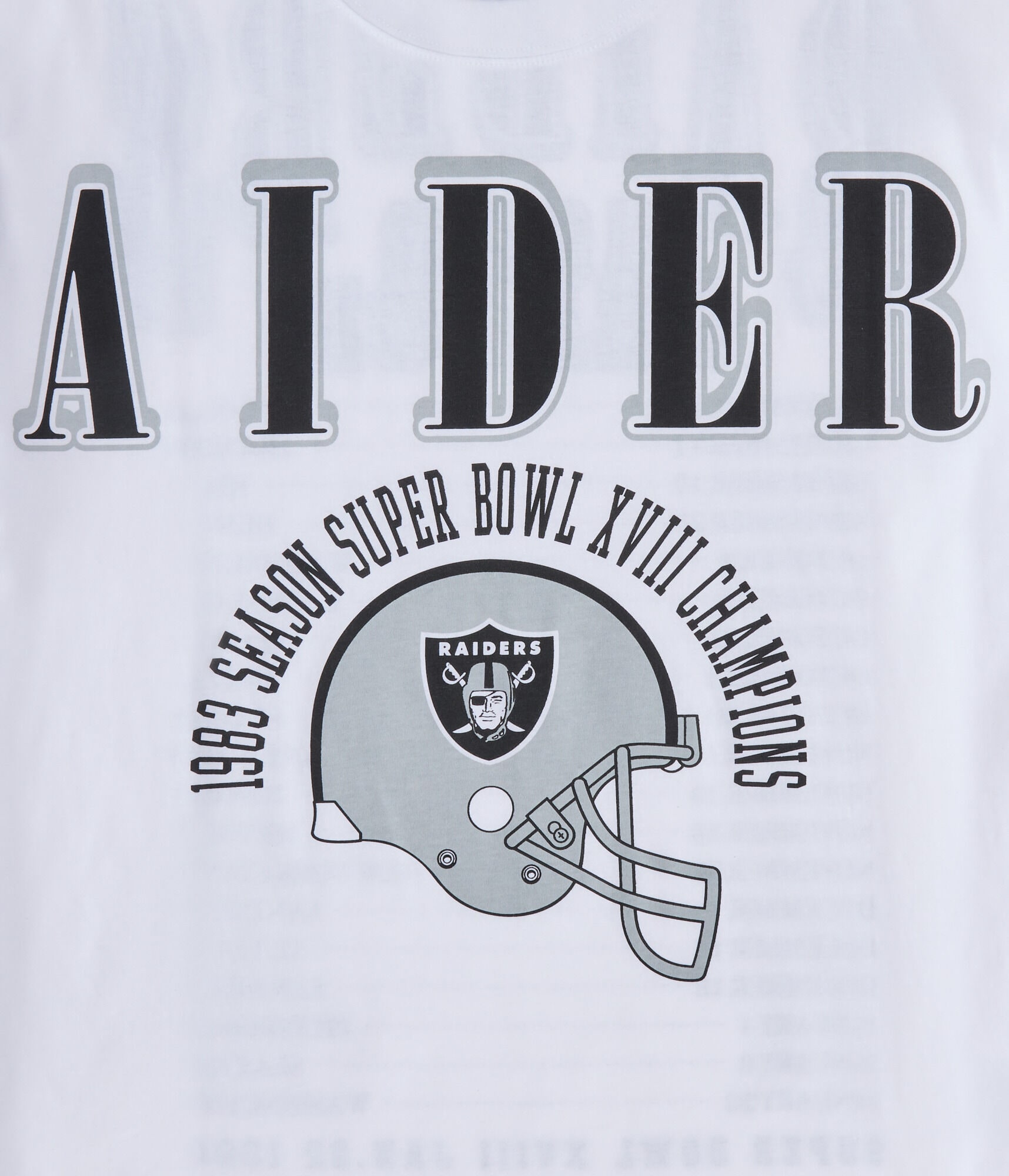 Las Vegas Raiders Super Bowl Boxy Graphic Tee
