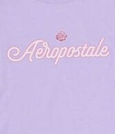 Aeropostale Glitter Rose Graphic Tee