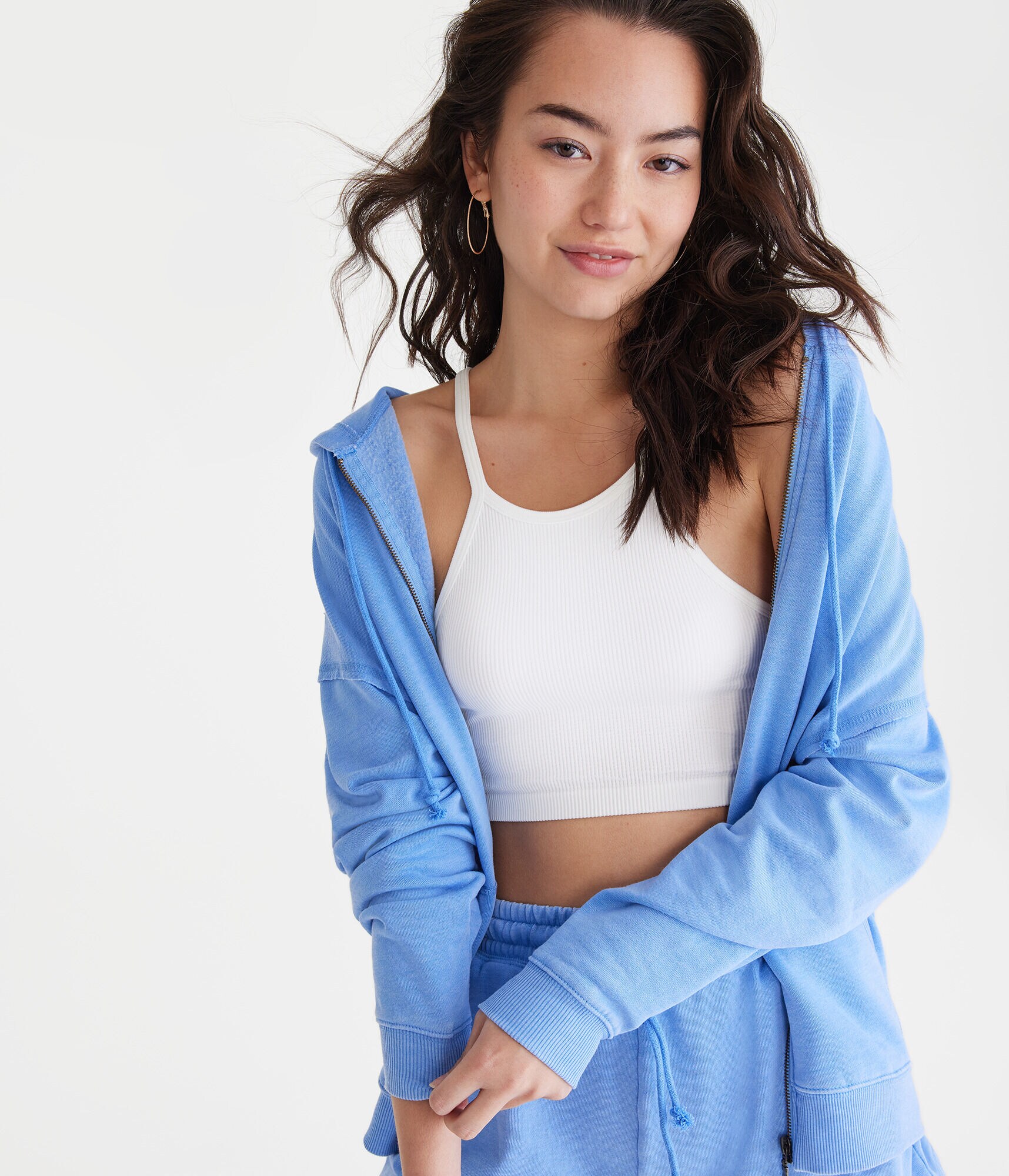 Oversized Full-Zip Hoodie