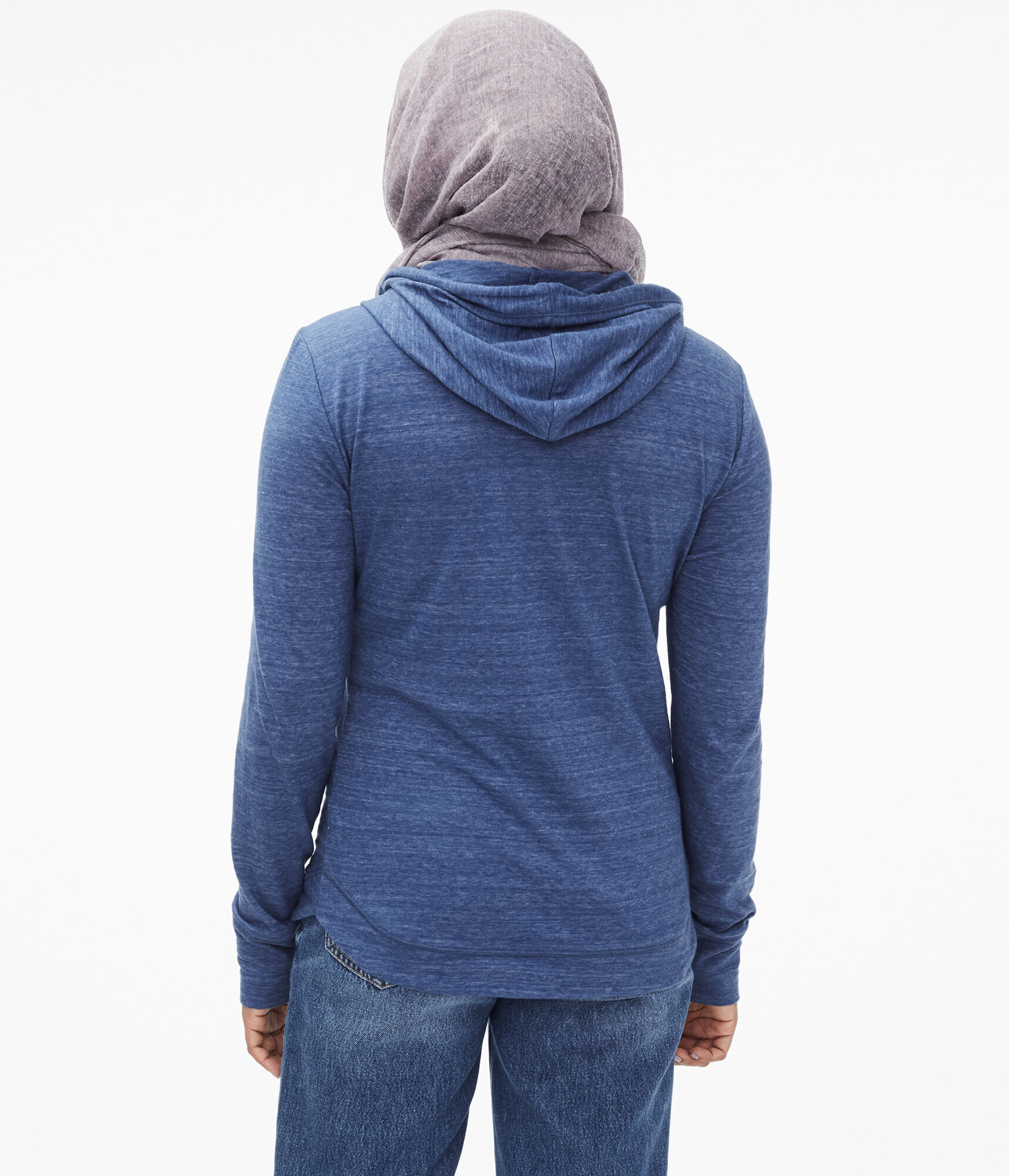 Long Sleeve Outlined Aero Hooded Tee***