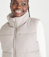 Lightweight Cropped Puffer Vest