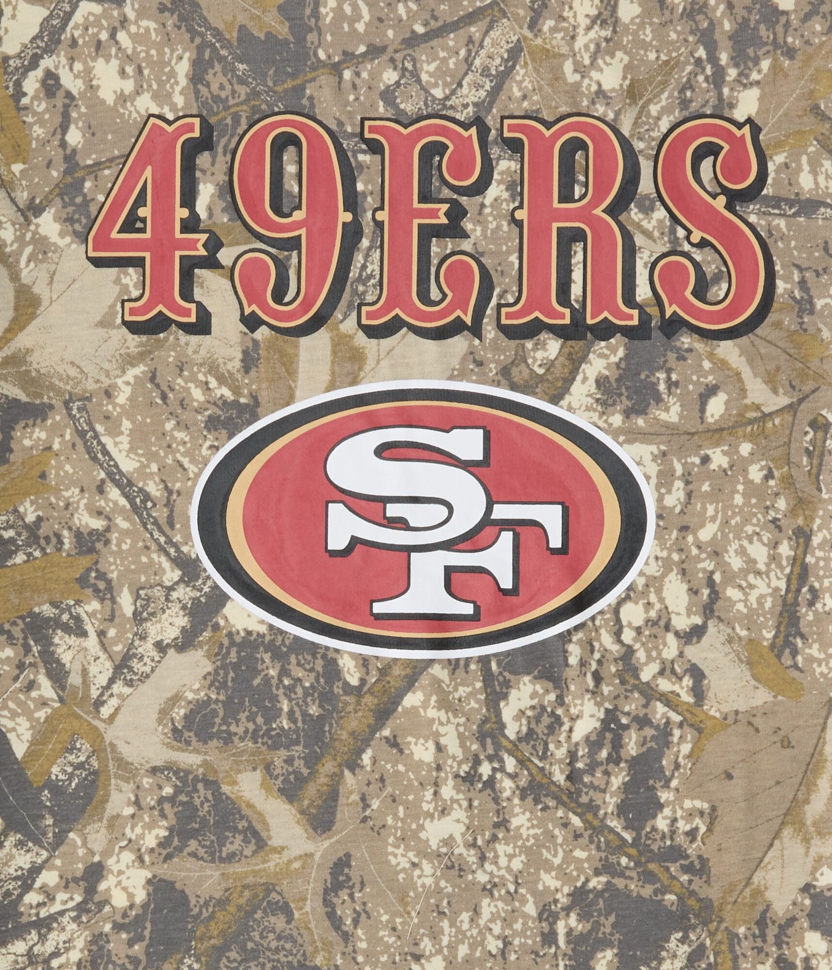 San Francisco 49ers Forest Camo Relaxed Graphic Tee