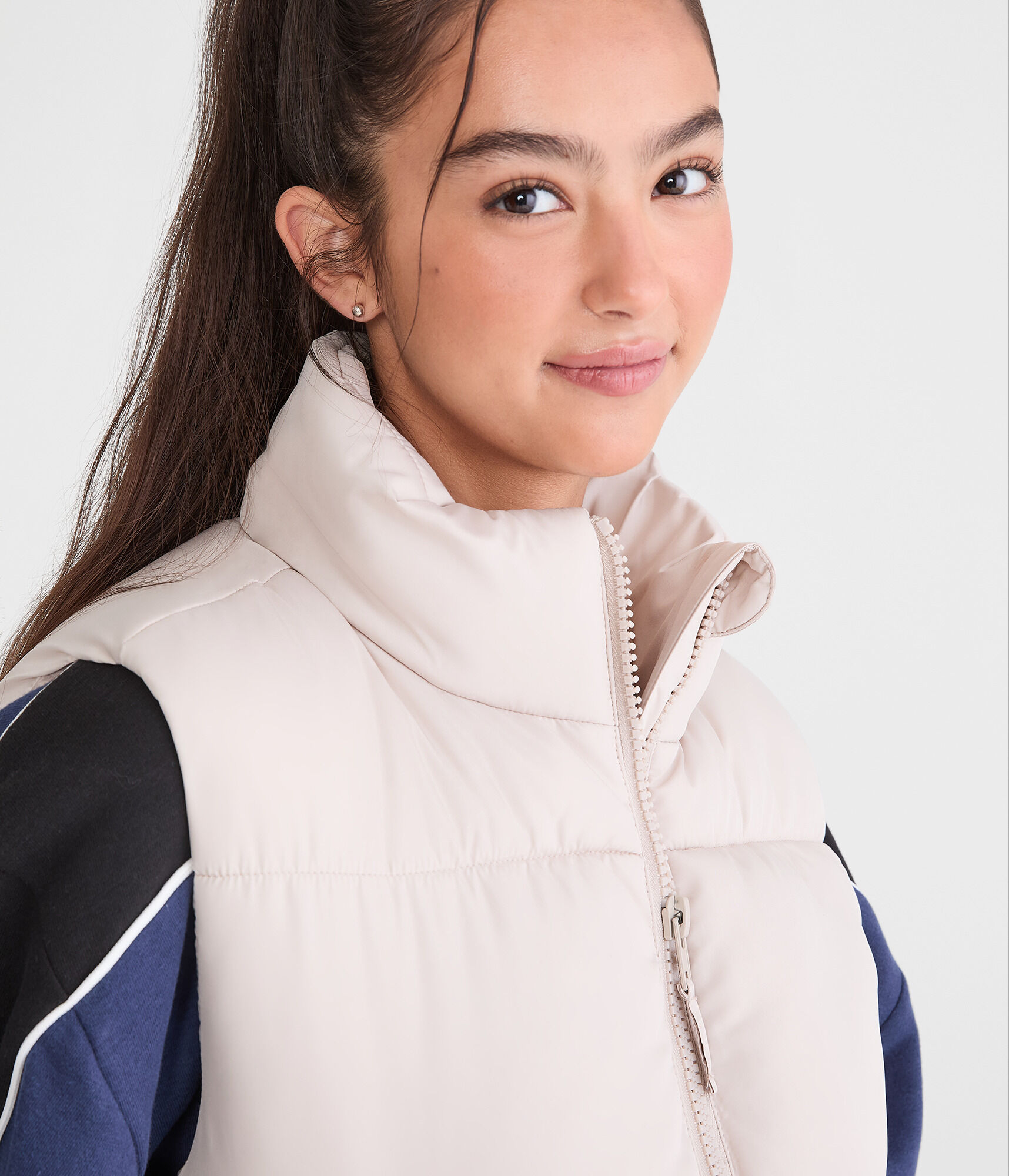 Lightweight Cropped Puffer Vest