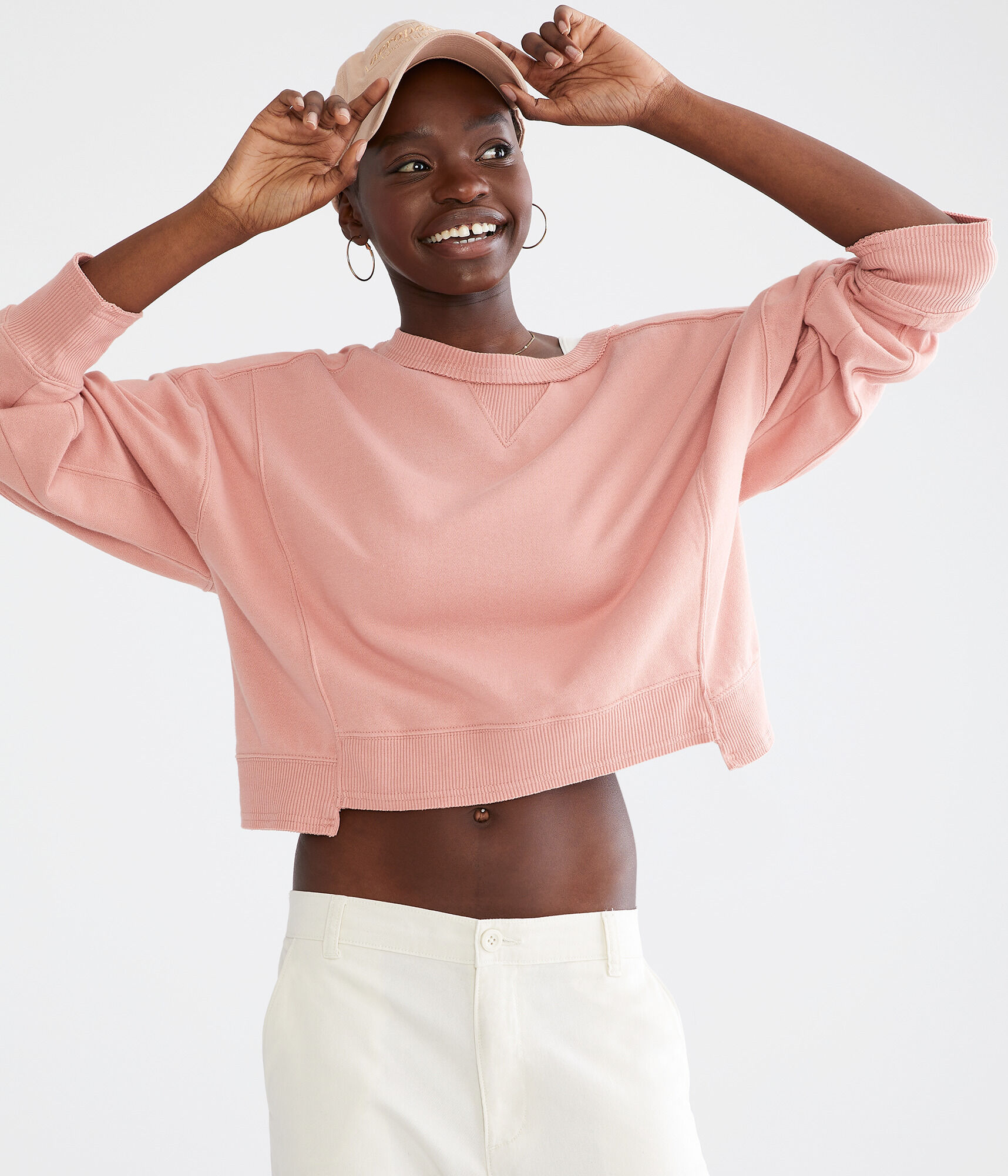 Solid Crew Sweatshirt