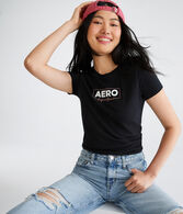 Aero Box Logo Appliqué Graphic Tee