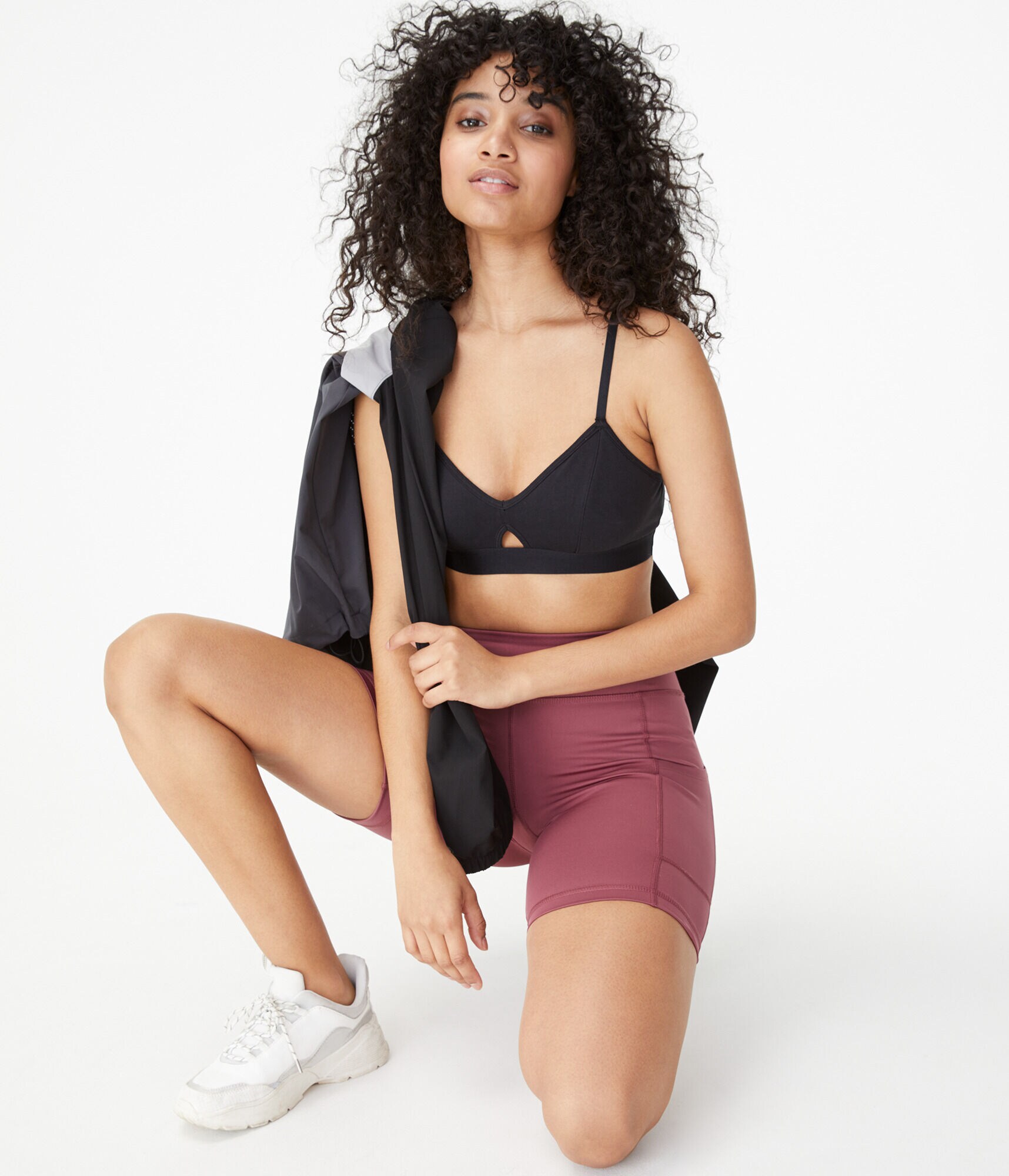 Cutout Triangle Bralette
