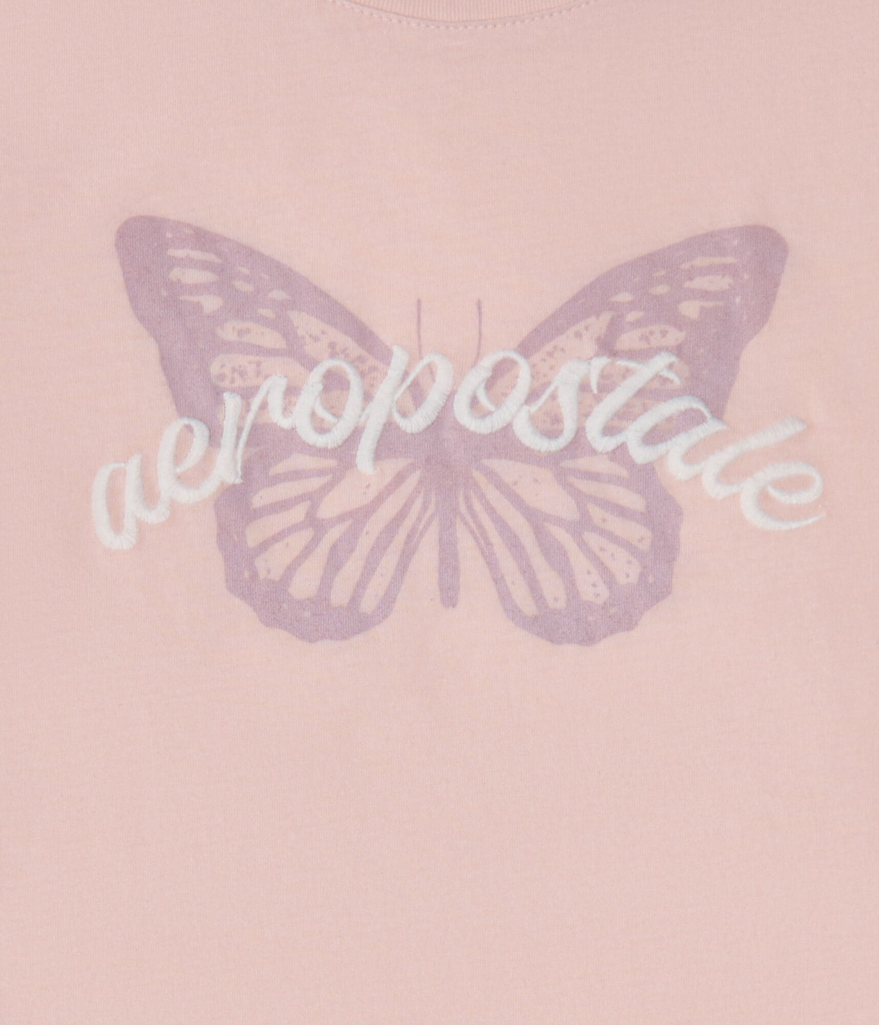 Aeropostale Script Butterfly Graphic Tee