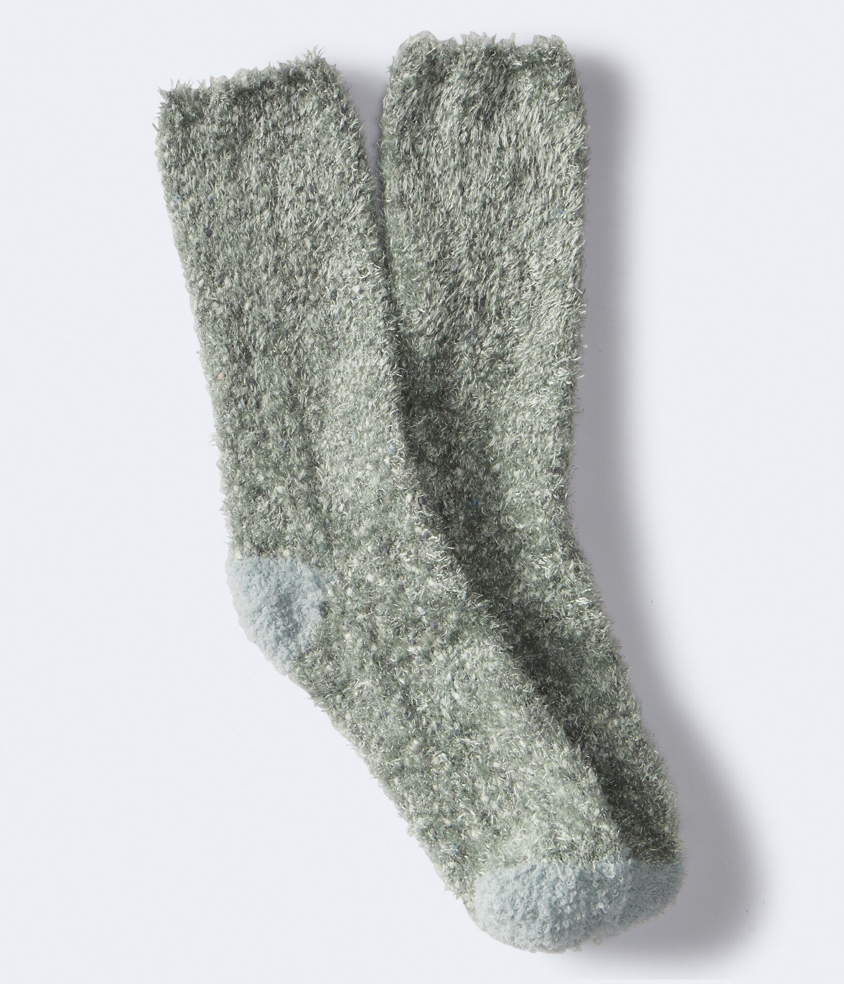Boucl&eacute; Fuzzy Crew Socks