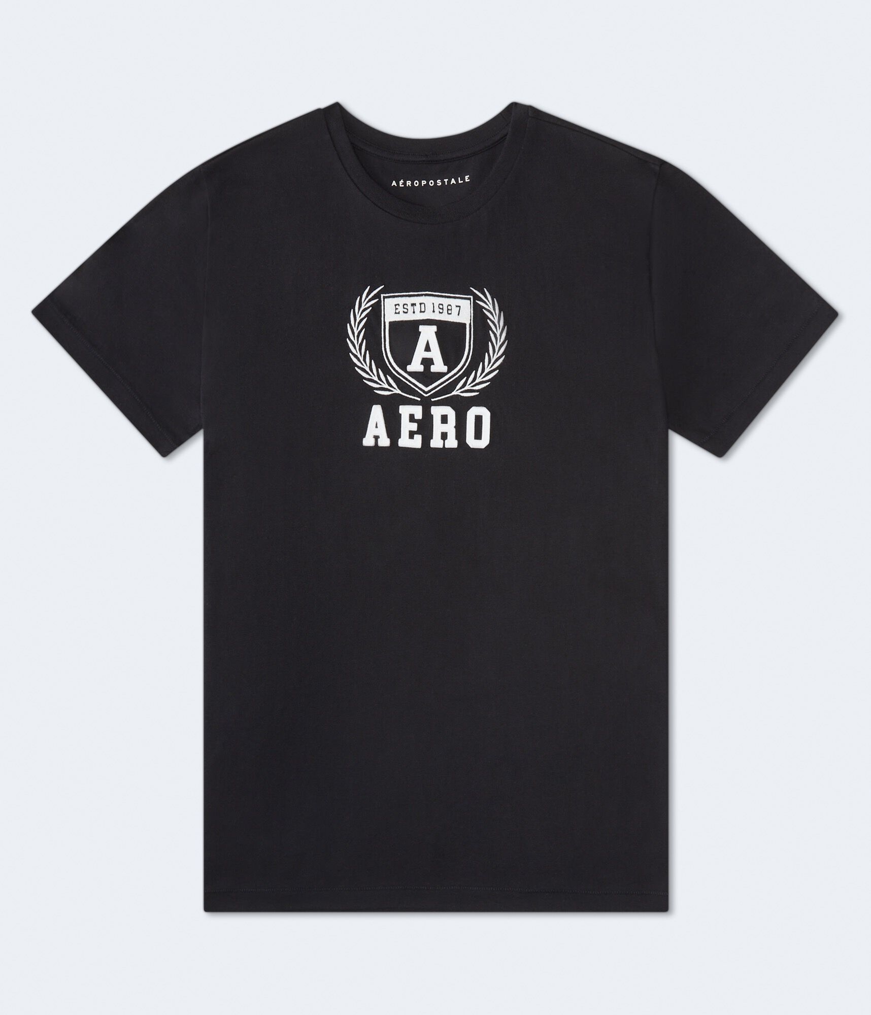 Aero Laurel Crest Appliqu&eacute; Graphic Tee