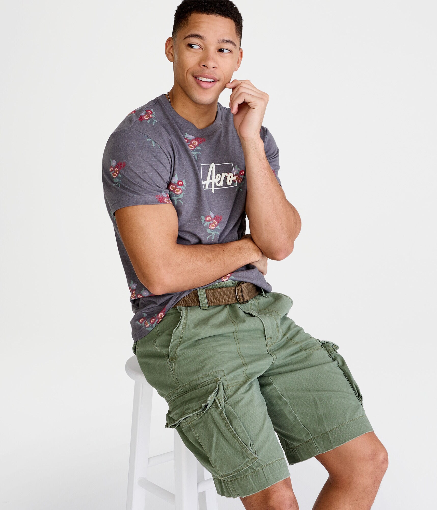 Belted Cargo Shorts 11.5"