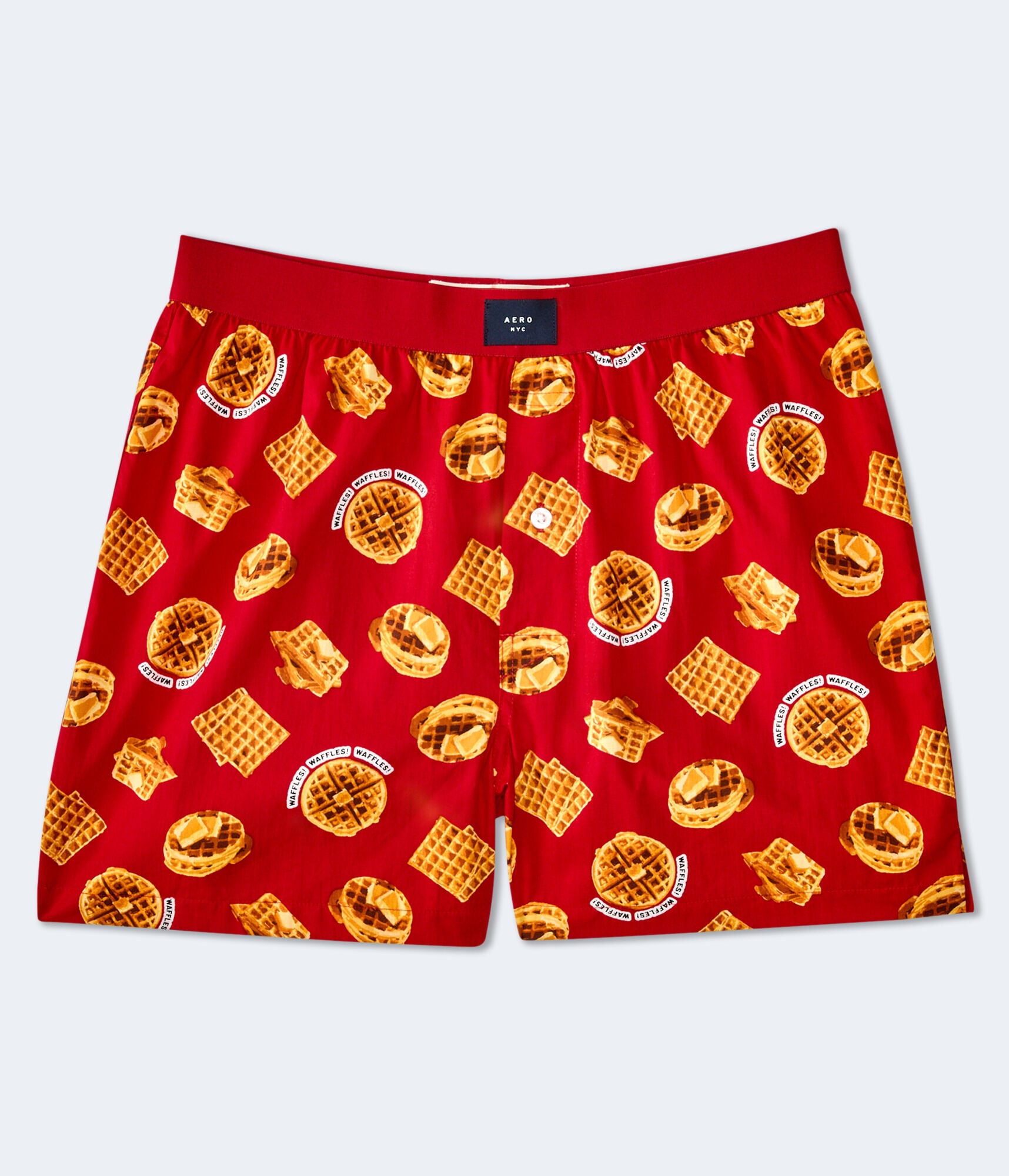 Breakfast Waffles 4" Woven Boxers