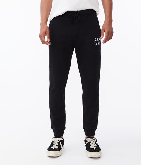 Aero 1987 Box Logo Jogger Sweatpants Aero 1987 Box Logo Jogger Sweatpants