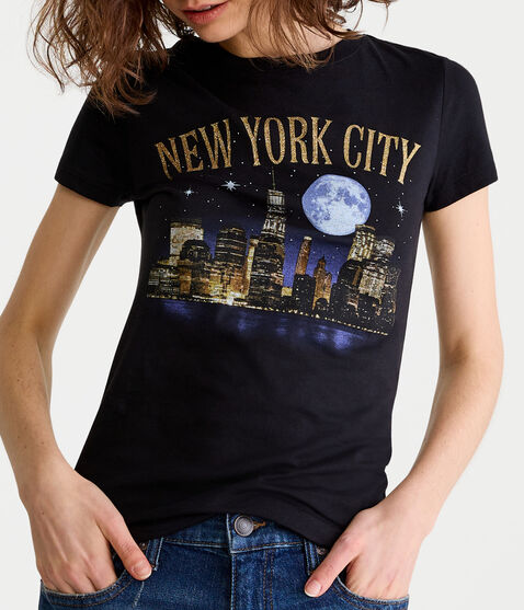 New York Night Graphic Tee