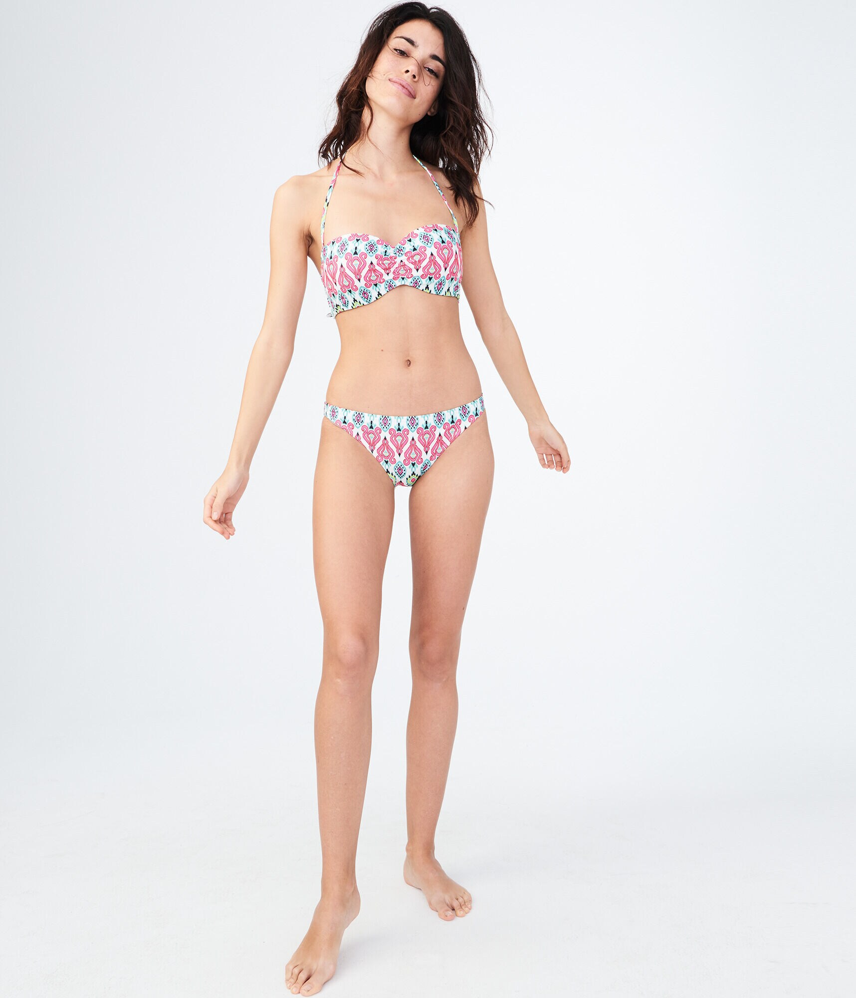 LLD Exotic Geo Bandeau Top***