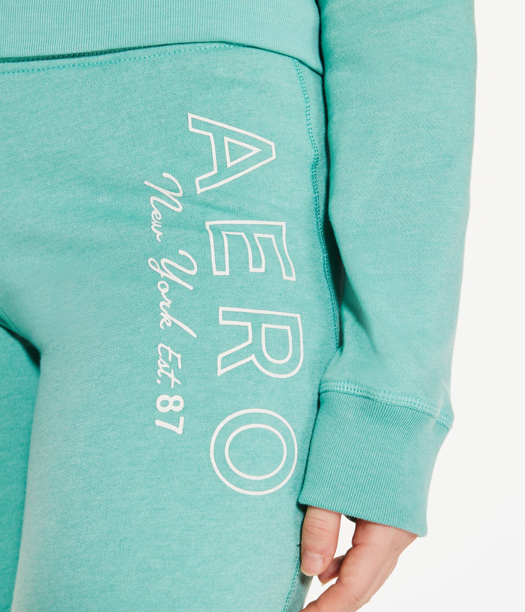 Aero Block Logo Cinched Sweatpants