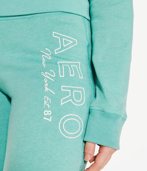 Aero Block Logo Cinched Sweatpants Aero Block Logo Cinched Sweatpants