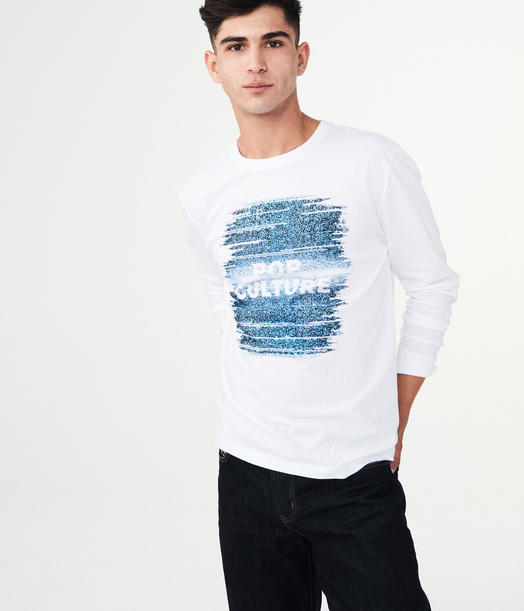 Long Sleeve Pop Culture Graphic Tee