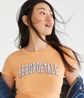 Aeropostale Logo Appliqué Graphic Tee