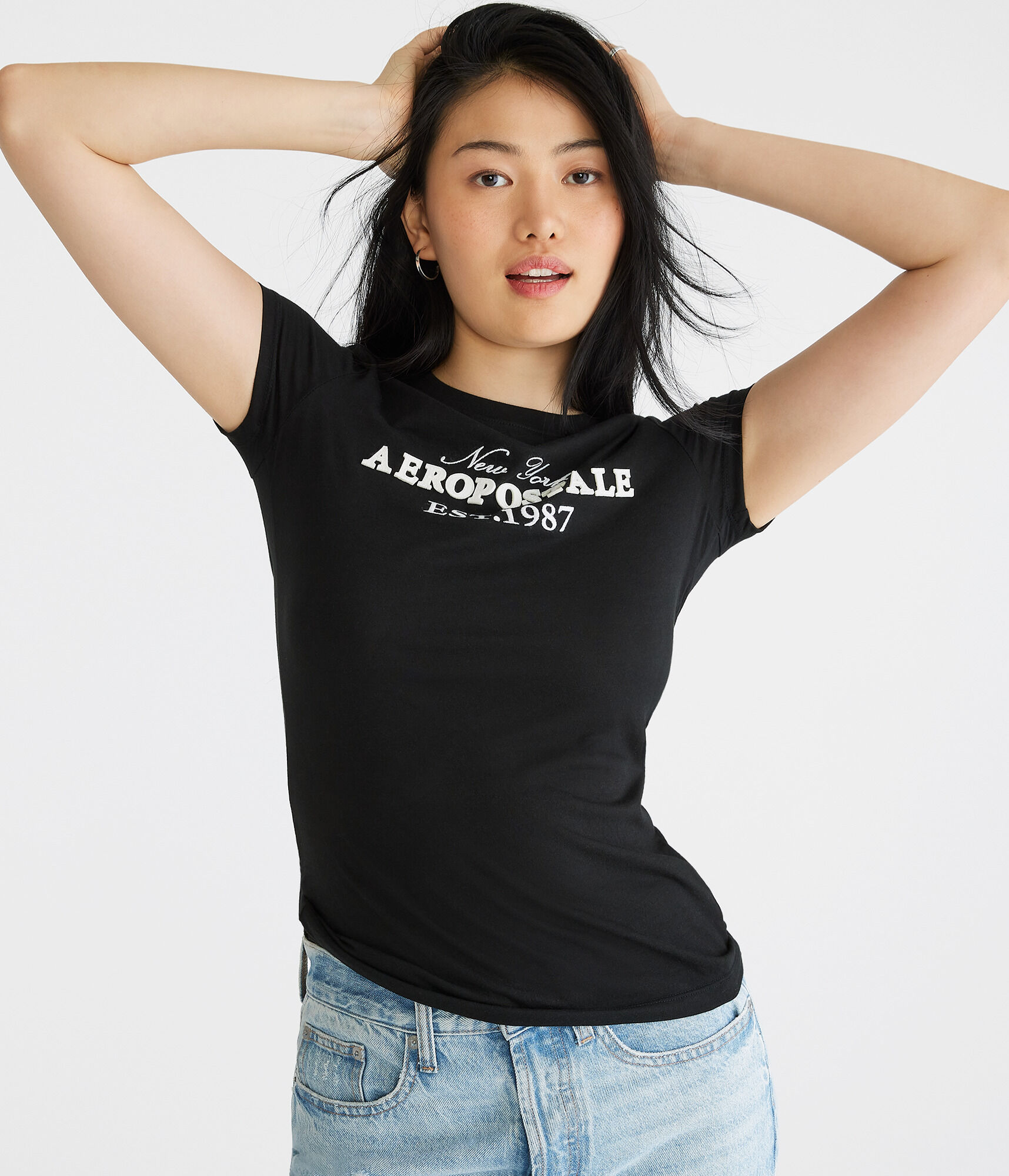 Aeropostale New York Appliqu&eacute; Graphic Tee