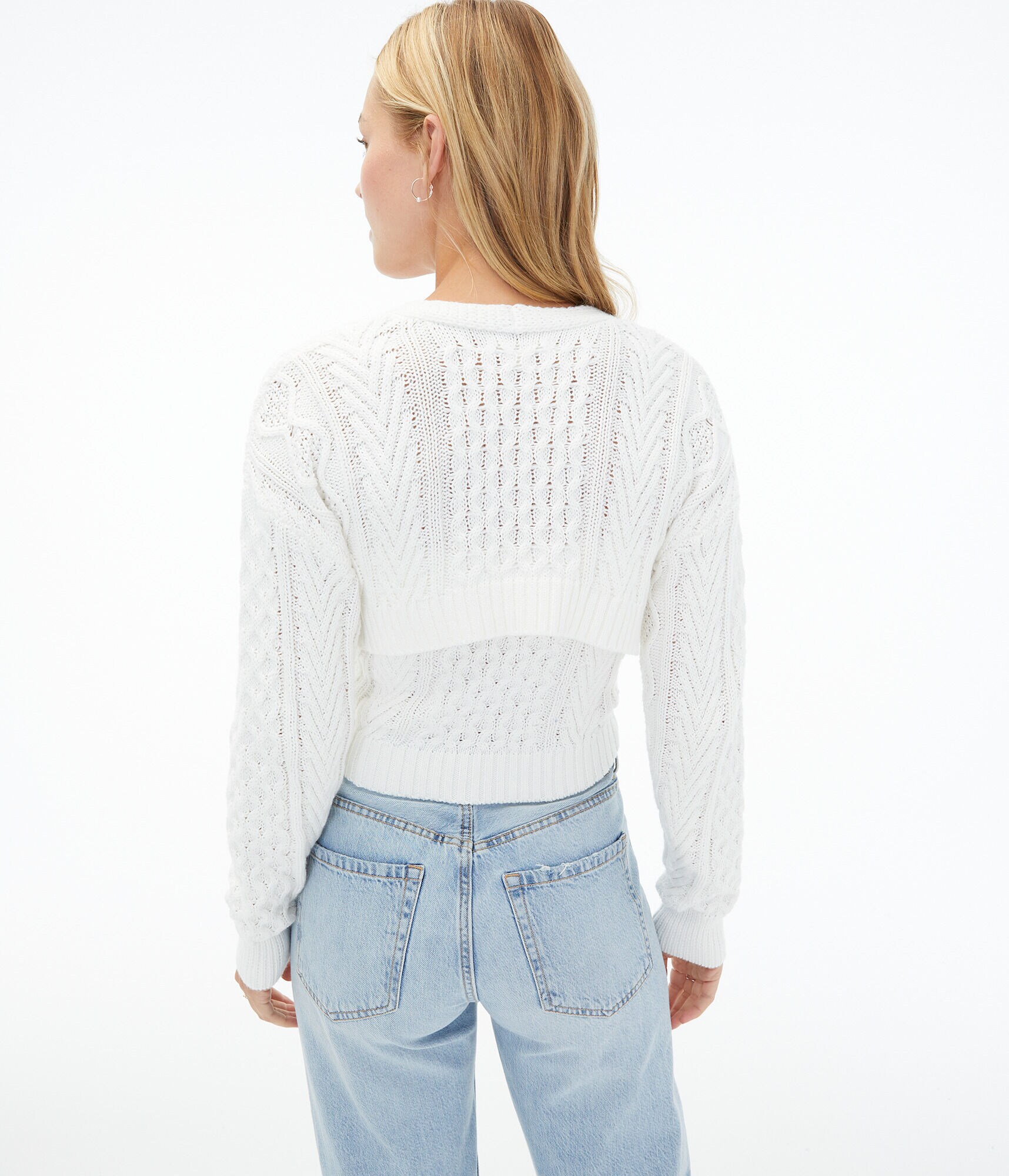 Long Sleeve Sweater Shrug***