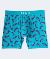 Eggplant 6" Knit Boxer Briefs