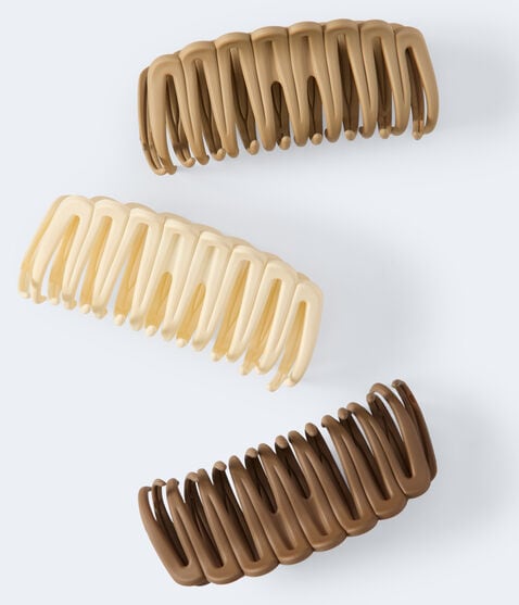 Neutral Rake Claw Hair Clip 3-Pack Neutral Rake Claw Hair Clip 3-Pack