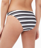 Striped Cheeky Bikini Bottom