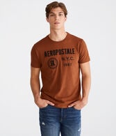 Aeropostale NYC 1987 Appliqué Graphic Tee