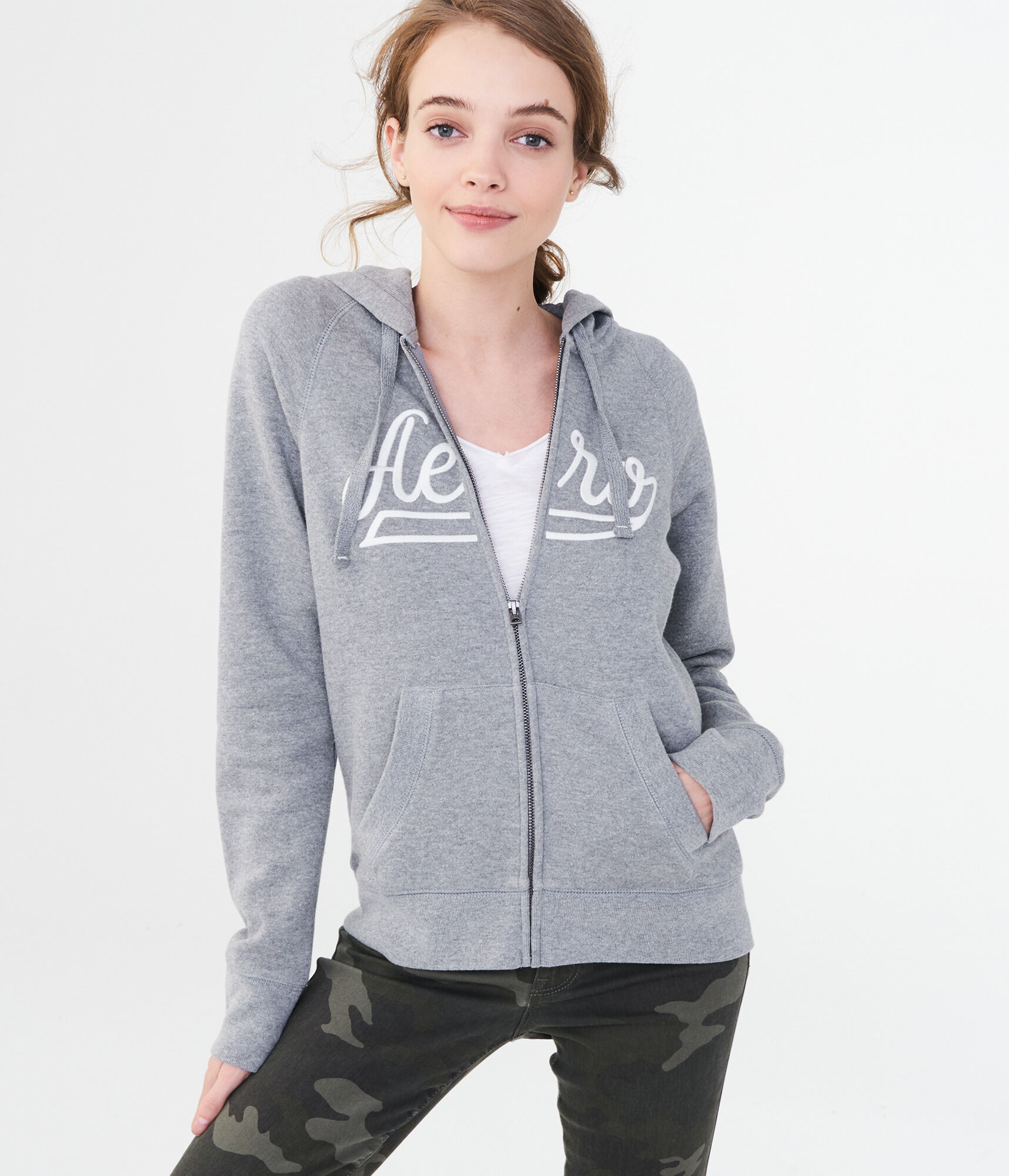 Aero Logo Full-Zip Hoodie