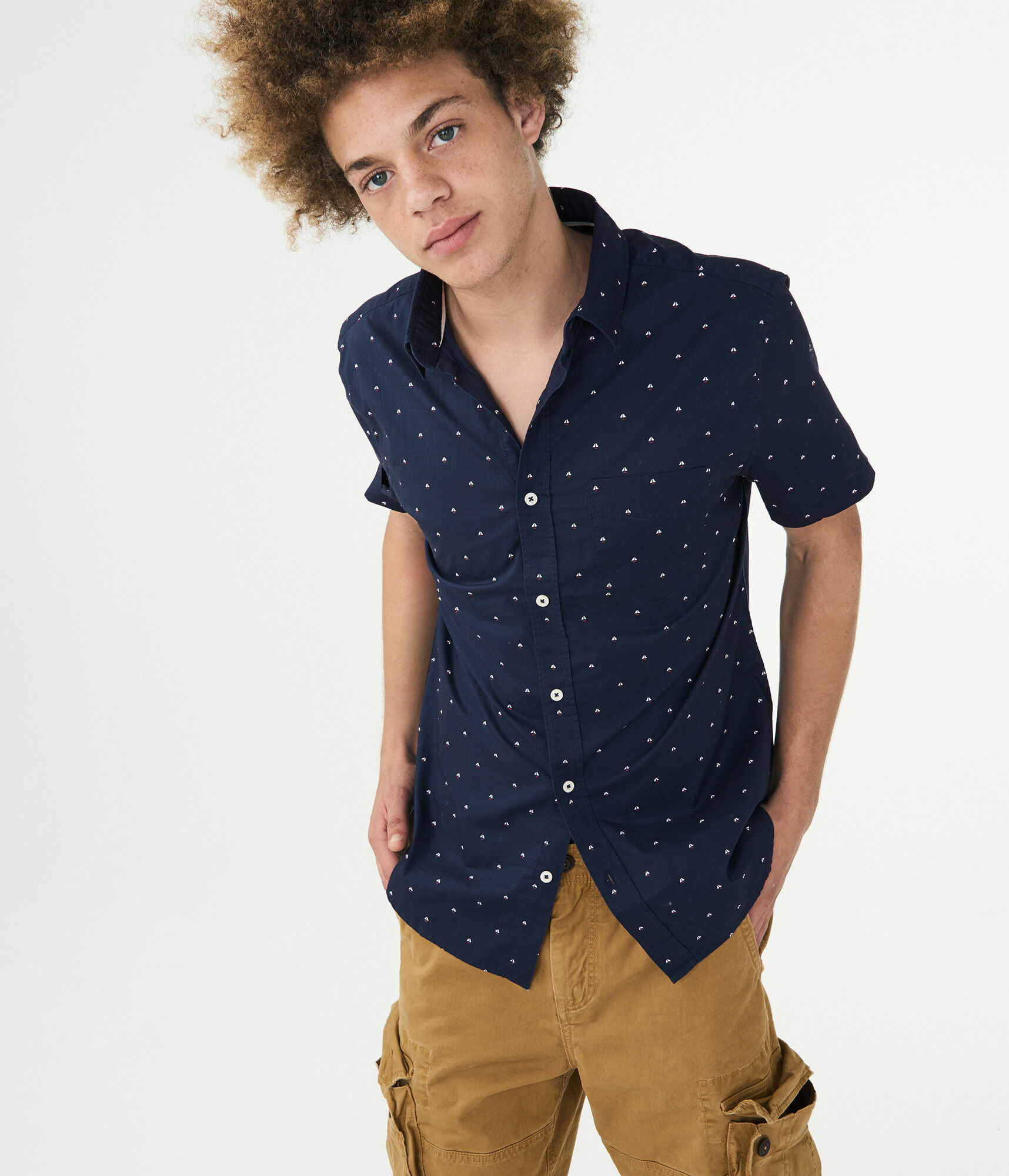 Sailboat Woven Shirt