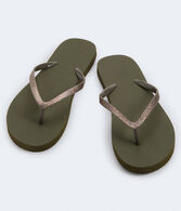 Glitter Strap Flip-Flop
