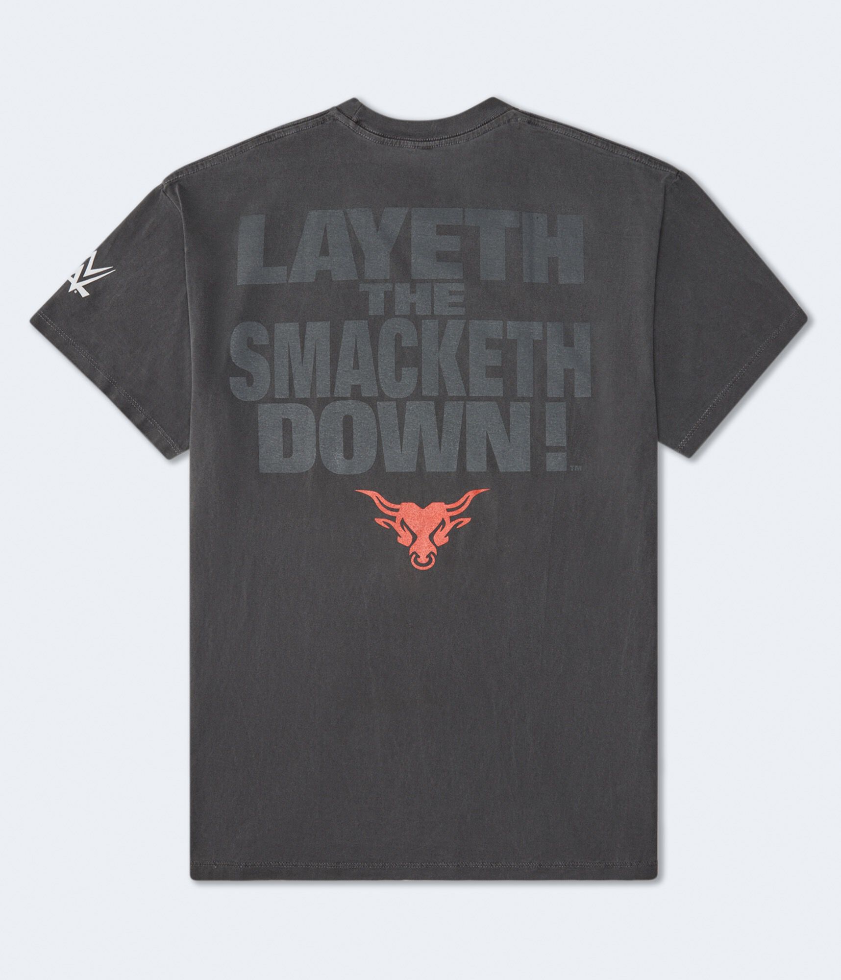 WWE The Rock Bull Logo Relaxed Graphic Tee