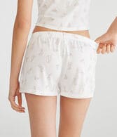 Printed Knit Sleep Shorts