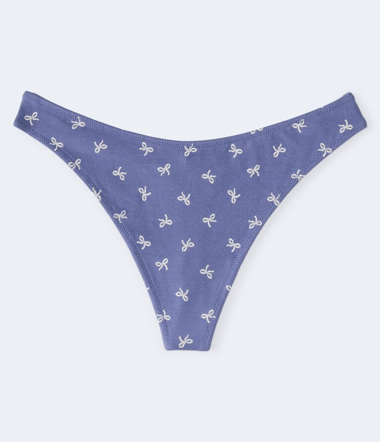 Printed Cotton Thong