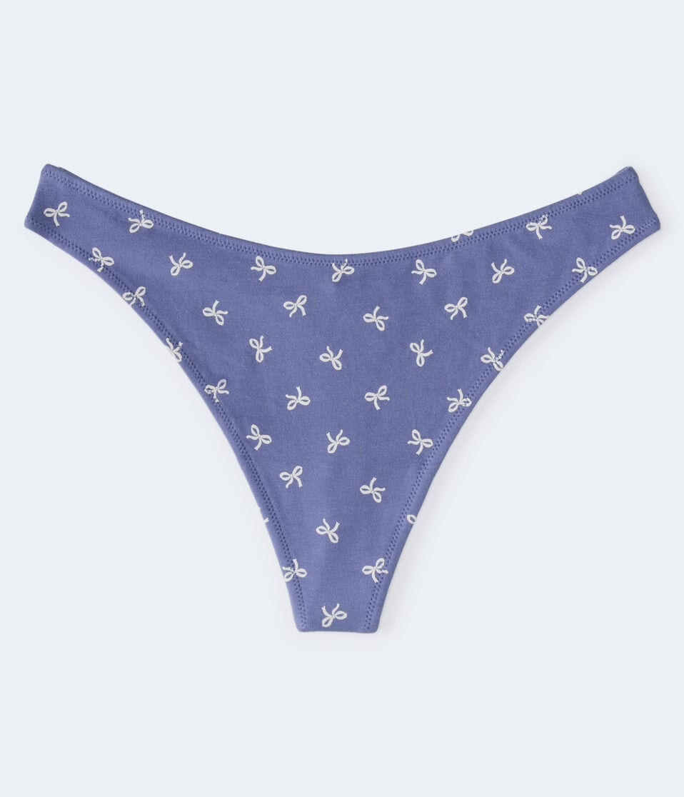 Printed Cotton Thong