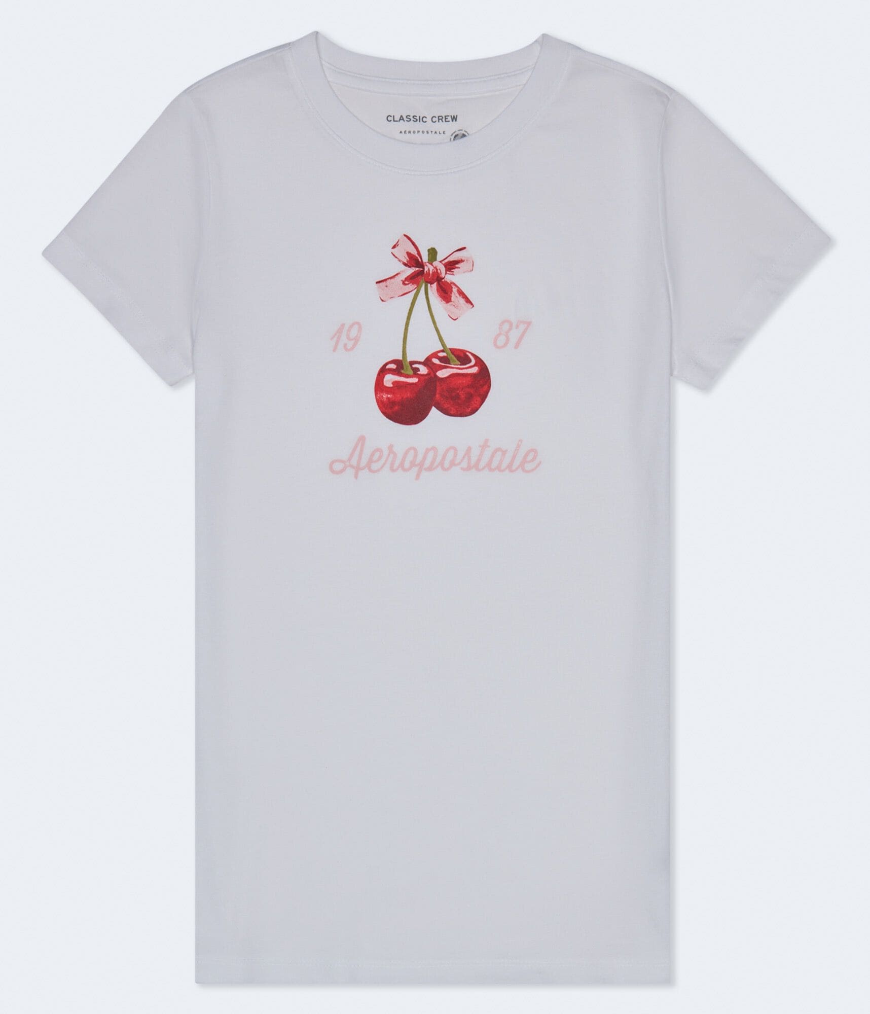 Aeropostale Cherries Bow Graphic Tee