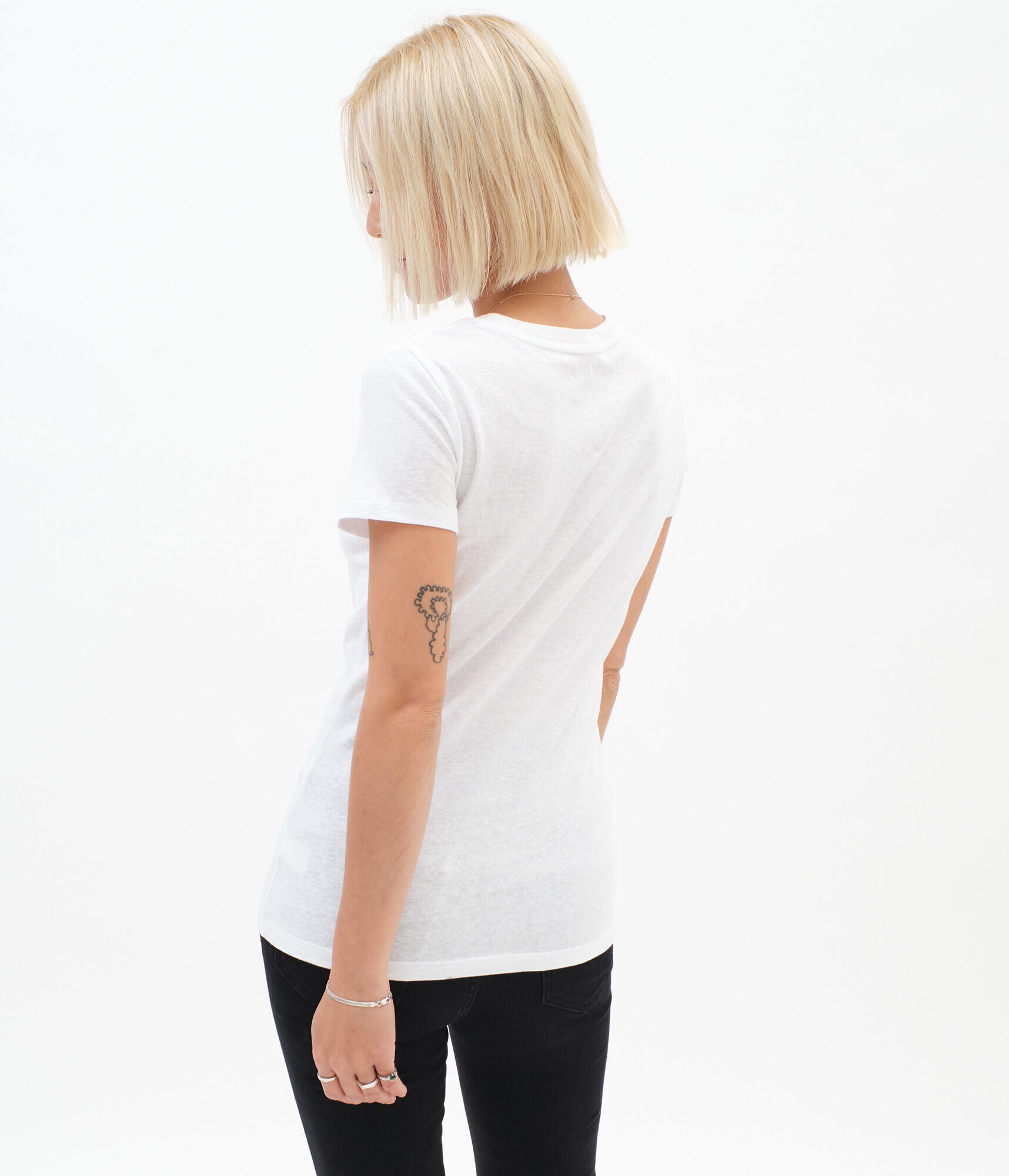 Floral Peace Sign Graphic Tee