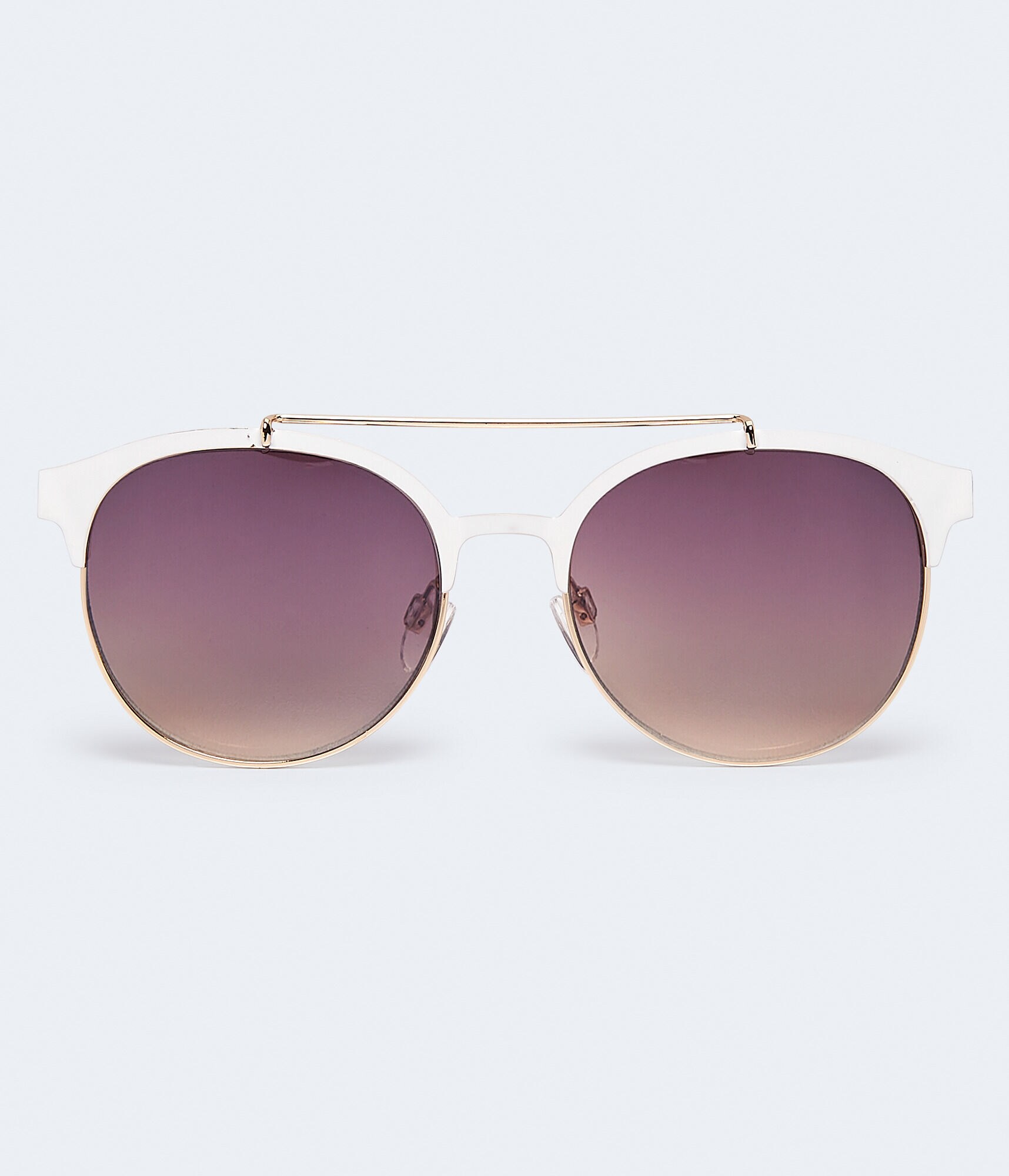 Round Metal Bar Sunglasses